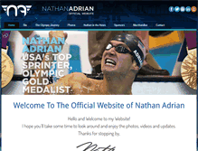 Tablet Screenshot of nathanadrian.com